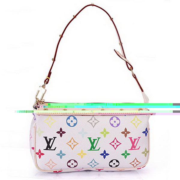 Louis Vuitton Monogram Multicolore M92649 White Small Ladies Bag Replica