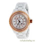 Chanel Stainless Steel White Watch HM08570