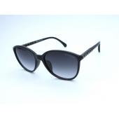 Chanel Black Oval Sunglass HM06835