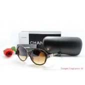 Replica Chanel Black Resin Sunglasses