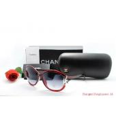 Replica Chanel Purplish Red Resin Sunglasses