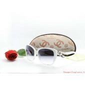 Replica Chanel White Resin Sunglasses