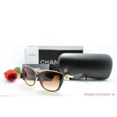 Cheap Chanel Coffee Resin Sunglasses HM08346