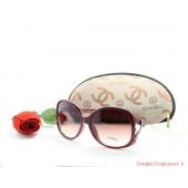 Chanel Purplish Red Resin Sunglass Replica