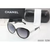 Chanel 5256 Black-white Planking Sunglass