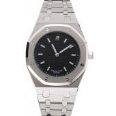 Audemars Piguet Royal Oak Fondation Black Dial Stainless Steel Case And Bracelet