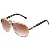 Cartier C Decor Brown Lenses Gold Frame Sunglasses 308284 Replica