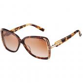 Replica Cartier Light Tortoiseshell Frame Brown Lenses Sunglasses 308258