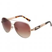 Cheap Cartier Panthere Aviator Gold Frame Brown Lense Sunglasses 308128