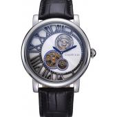 Cartier Rotonde Reversed Tourbillon White Dial 621947