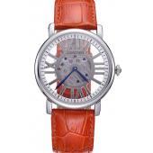 Cheap Cartier Rotonde Skeleton Flying Tourbillon Orange 621969