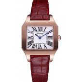 Cartier Santos 100 Polished Rose Gold Bezel 621919