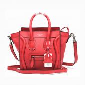 Celine 3008 Ladies Cow Leather Red Handbag HM11441