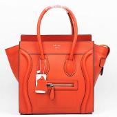 Cheap Celine  3028 Handbag Cow Leather Orange