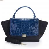 Celine  3042 Ladies Crocodile Blue