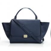 Celine  3042 2way Cow Leather Blue