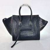 Celine  306 Ladies Crocodile Blue Handbag Replica