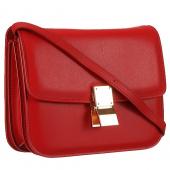 Celine Box Bag Red