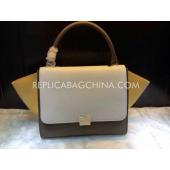 Celine Handbag Totes Calfskin Grey Replica