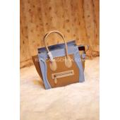 Celine Handbag Handbag Calfskin Apricot