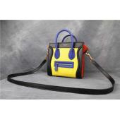 Celine Handbag Cross Body Bag Calfskin Yellow