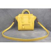 Celine Handbag Cross Body Bag Yellow