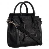 Celine Luggage Nano Black Silver Hardware 18926742