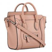 Replica Celine Luggage Nano Peach Silver Hardware 18926746