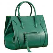 Celine Luggage Phantom Tote Green Replica