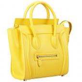 Replica Celine Micro Luggage Yellow