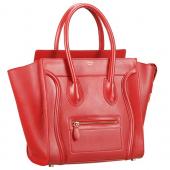 Replica Celine Mini Luggage Red