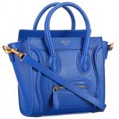 Celine Nano Luggage Blue