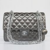 Chanel  Flap bags 01112A Grey Small Ladies Bag