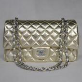 Replica Chanel  Flap bags 1112 Gold Lambskin Small Bag