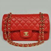 Quality Chanel  Flap bags 1112 Red Cross Body Bag Ladies