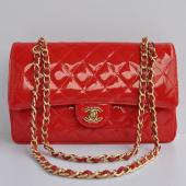 Chanel  Flap bags 1112 Red Enamel Ladies