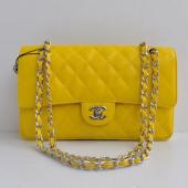 Chanel  Flap bags 1112 Yellow Small Ladies