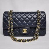 Chanel Flap Bags 1112 Blue Cross Body Bag Ladies HM04509