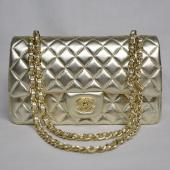 Chanel  Flap bags 1112 Gold Lambskin Small Bag