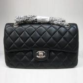 Chanel  Flap bags 1112 Black Cross Body Bag Ladies