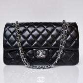 Cheap Chanel  Flap bags 1113 Black Cross Body Bag Ladies