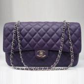 Replica Chanel  Flap bags 1113 Purple Medium Ladies