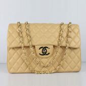 Cheap Chanel  Flap bags 1114 Apricot Lambskin Medium Bag