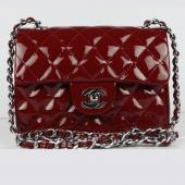 Cheap Cheap Chanel 1115 Red Enamel 2way