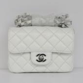 Chanel  Flap bags 1115 White Lambskin Ladies Bag