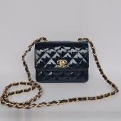 Cheap Chanel  Flap bags 1118 Blue Small Ladies Handbags Replica