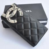 Chanel Wallet 164 Black Snake Leather Wallet