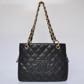 Chanel Shopping bags 18004 Black Lambskin Ladies Bags