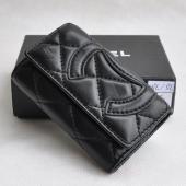 Chanel Wallet 26723 Black Lambskin key Case