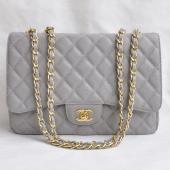 Replica Chanel  Flap bags 28600 Grey Cross Body Bag Ladies